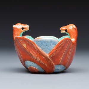 A Chinese famille rose 'Double Bats' cup — foto 4