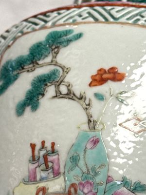A Chinese famille rose 'Wang Xizhi 王羲之' vase — foto 9