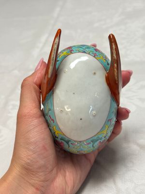A Chinese famille rose bat-form water pot — photo 7