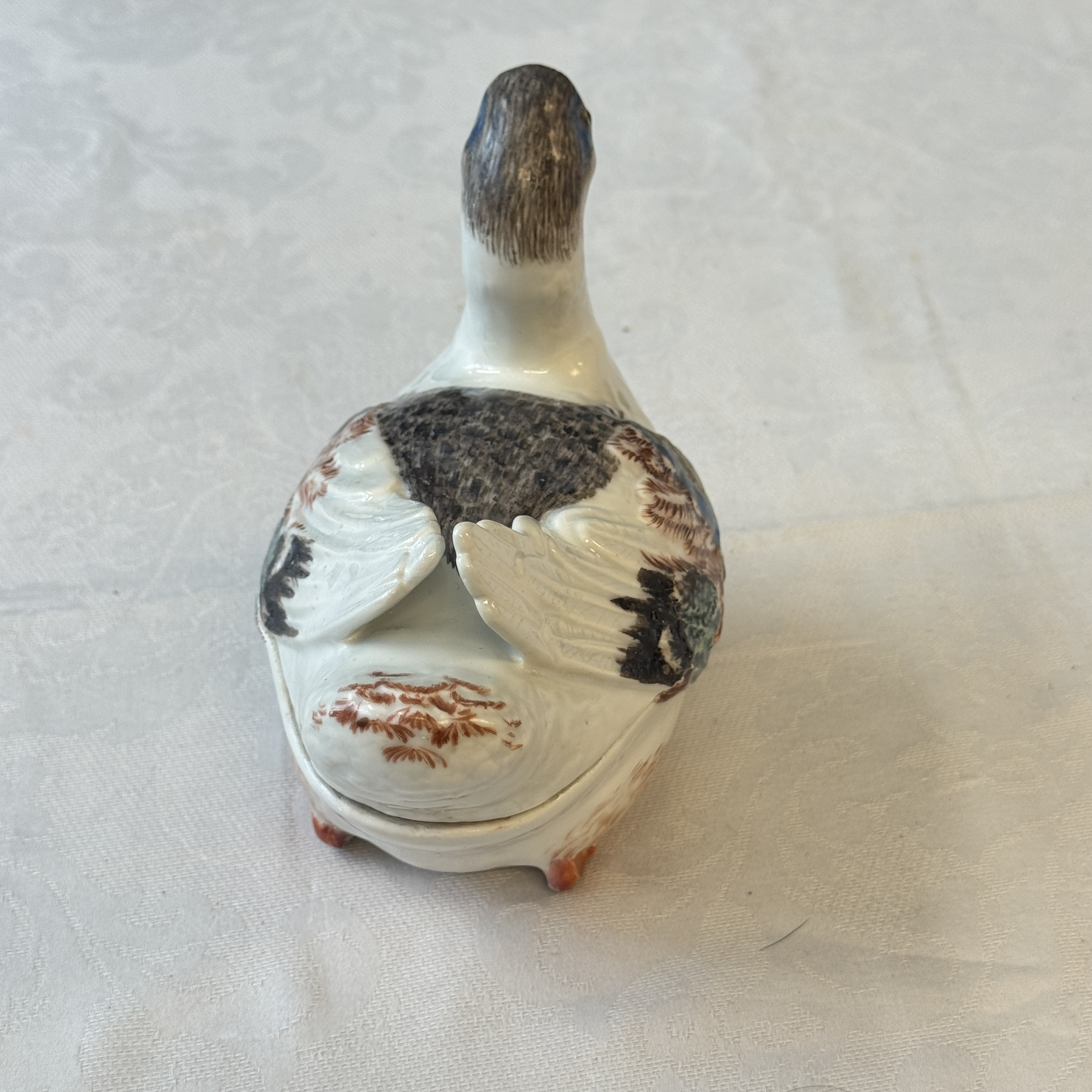 A Chinese famille rose duck-shaped tureen and cover — photo 5
