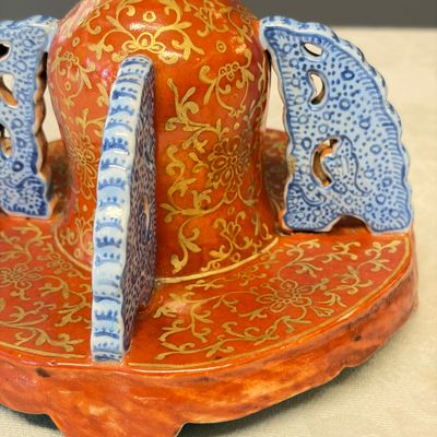 A Chinese famille rose stand, later mounted as lamp — foto 8
