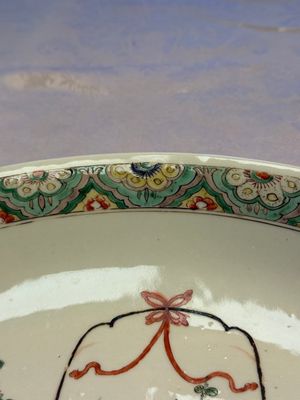 A Chinese famille verte 'Flower Basket' dish — foto 6