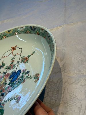 A Chinese famille verte 'Flower Basket' dish — foto 8