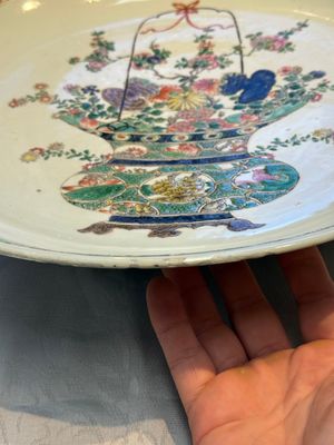 A Chinese famille verte 'Flower Basket' dish — foto 9