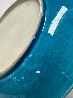 A Chinese turquoise-glazed plate — photo 14