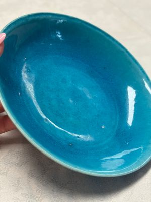 A Chinese turquoise-glazed plate — photo 6