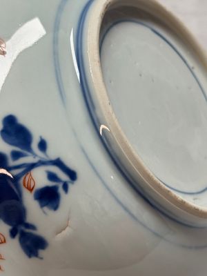 A Chinese verte-Imari 'Provinces' shaving bowl with the arms of Loven — foto 10