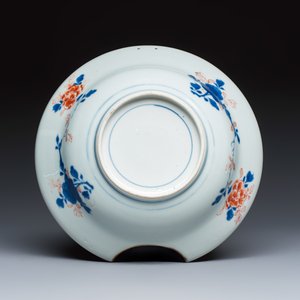 A Chinese verte-Imari 'Provinces' shaving bowl with the arms of Loven — foto 2