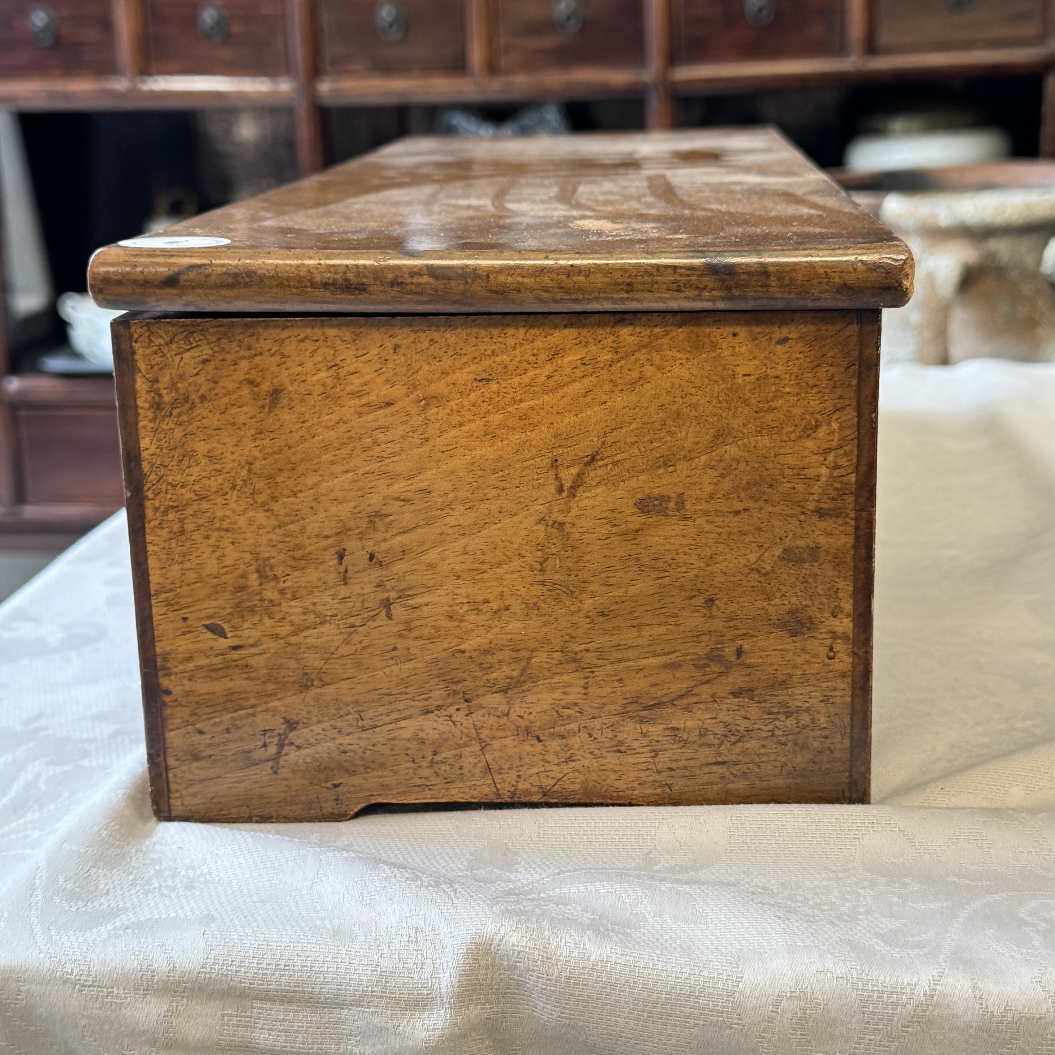 A German cylinder roll music box with 8 tunes — photo 17