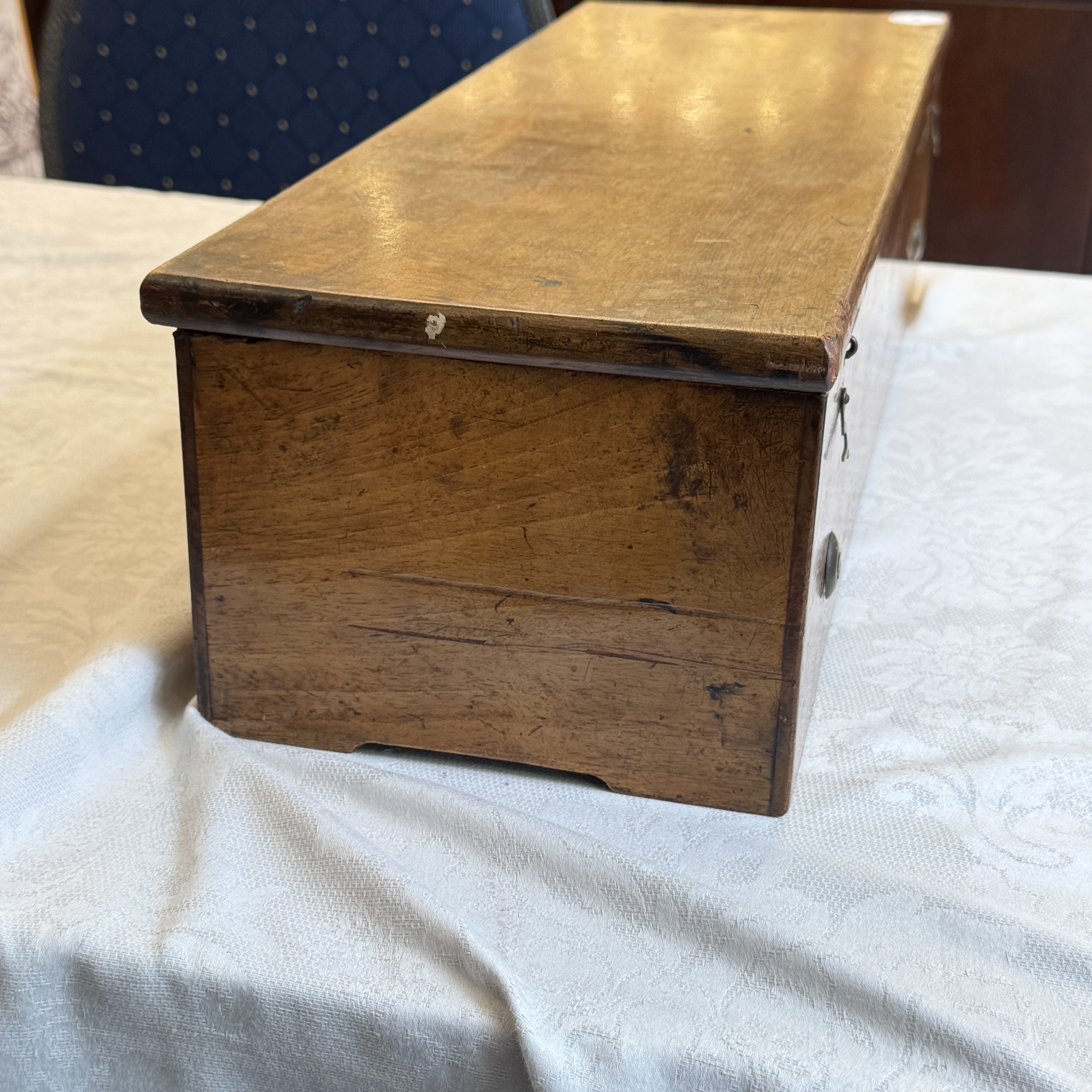 A German cylinder roll music box with 8 tunes — photo 21