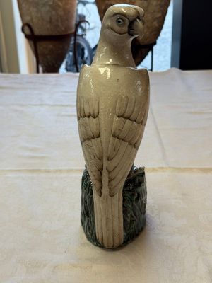 A fine Chinese polychrome-glazed model of a hawk — photo 2