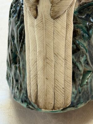A fine Chinese polychrome-glazed model of a hawk — photo 10