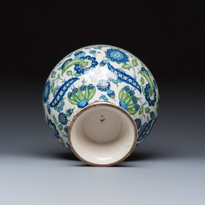 A large Cantagalli Iznik-style footed bowl — photo 7