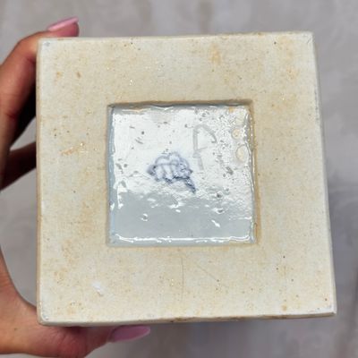 A pair of Chinese blue and white 'Blossoming Flower Branches' square flasks and covers — 照片 51