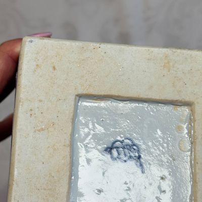 A pair of Chinese blue and white 'Blossoming Flower Branches' square flasks and covers — 照片 53