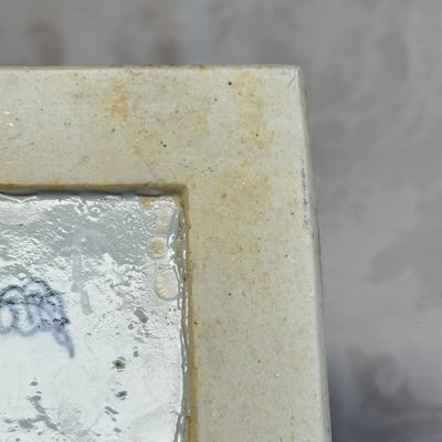 A pair of Chinese blue and white 'Blossoming Flower Branches' square flasks and covers — 照片 54