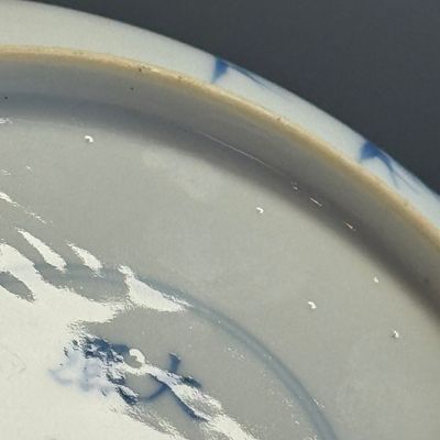 A pair of Chinese blue and white 'Ta Xue Xun Mei 踏雪尋梅' plates — 照片 20