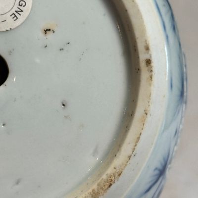 A pair of Chinese blue and white double-walled 'Linglong' hookah bases  — photo 18
