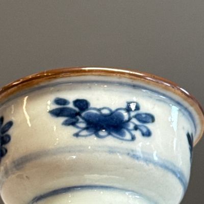 A pair of Chinese blue and white double-walled 'Linglong' hookah bases  — photo 34