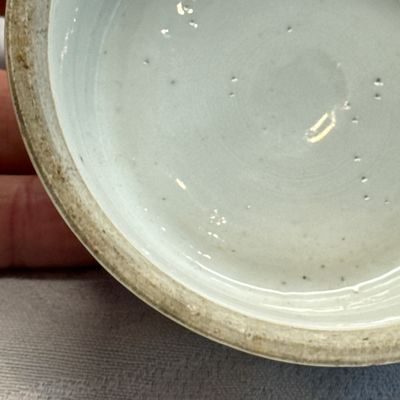 A pair of Chinese blue and white salt trenchers with antiquities design — 照片 15