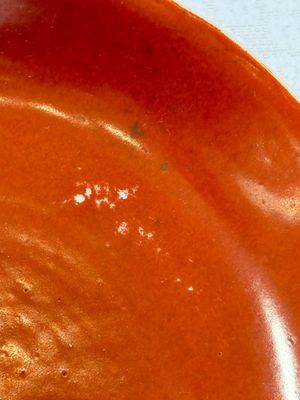 A pair of Chinese coral-red-glazed plates — photo 3