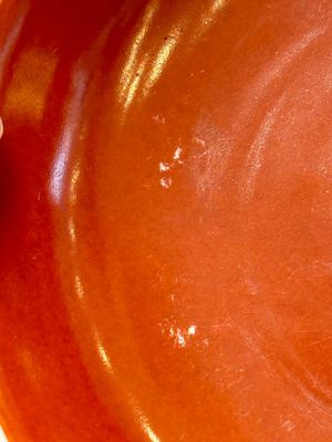 A pair of Chinese coral-red-glazed plates — photo 10