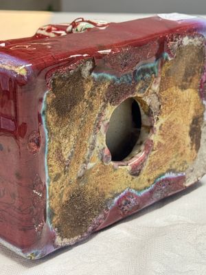 A pair of Chinese flambé-glazed models of Buddhist lions — photo 10
