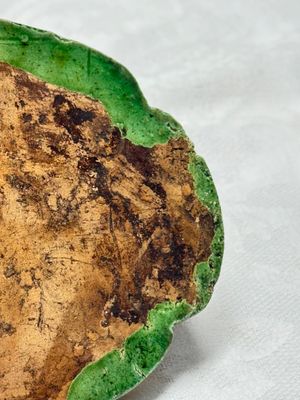 A pair of Chinese sancai-glazed stoneware quadrilobed trays with fruiting branches — photo 10