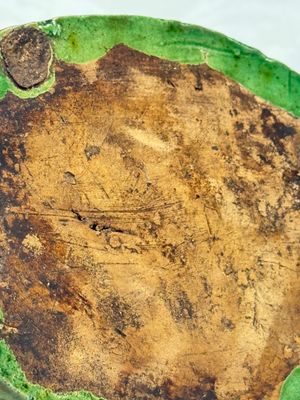 A pair of Chinese sancai-glazed stoneware quadrilobed trays with fruiting branches — photo 11
