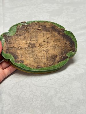 A pair of Chinese sancai-glazed stoneware quadrilobed trays with fruiting branches — photo 4