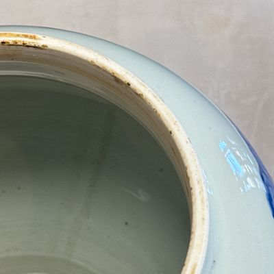 A pair of Chinese underglaze-blue, copper-red and celadon-glazed 'Dragon and Tiger' vases and covers — photo 13