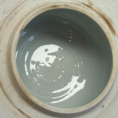 A pair of Chinese underglaze-blue, copper-red and celadon-glazed 'Dragon and Tiger' vases and covers — photo 30