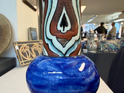 A pair of unusual Samson Iznik-style bottle vases — photo 5