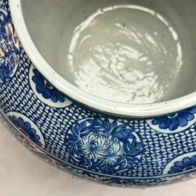 A rare Chinese blue and white 'Immortals' vase — foto 12