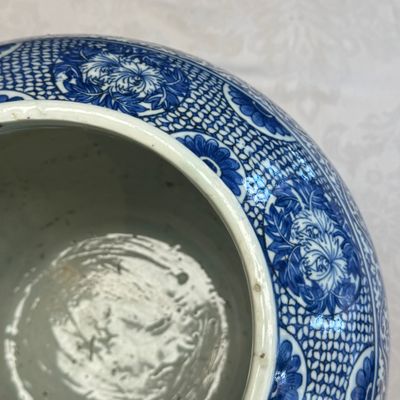 A rare Chinese blue and white 'Immortals' vase — foto 14
