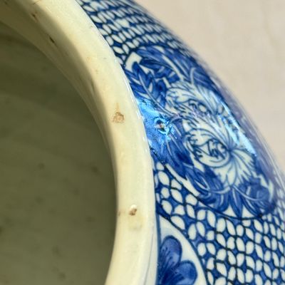 A rare Chinese blue and white 'Immortals' vase — foto 19
