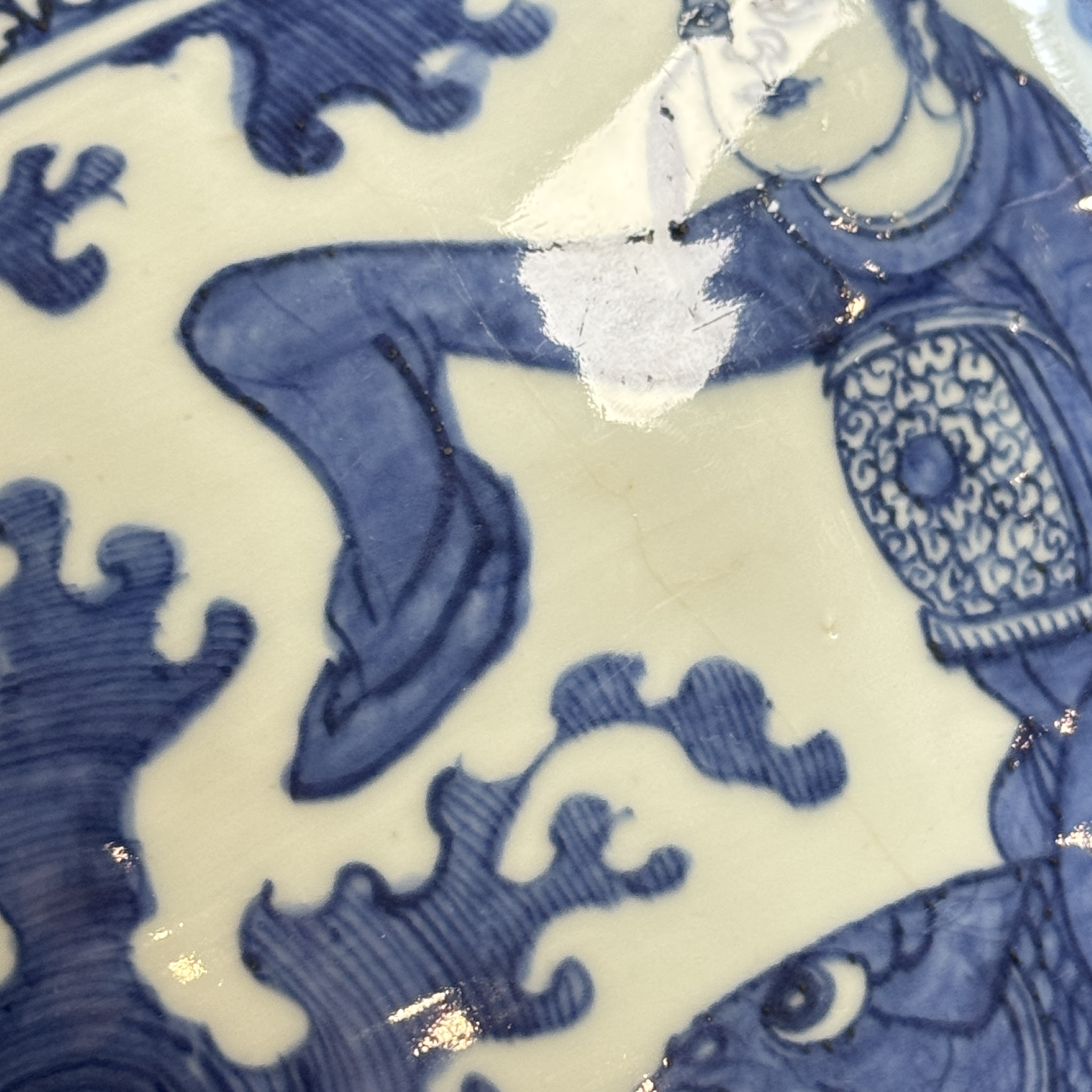A rare Chinese blue and white 'Immortals' vase — foto 27