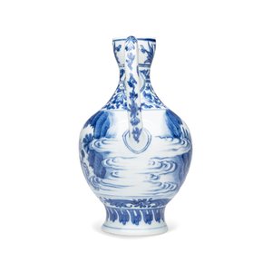 A rare Chinese blue and white 'Scholars Gathering' jug — foto 3