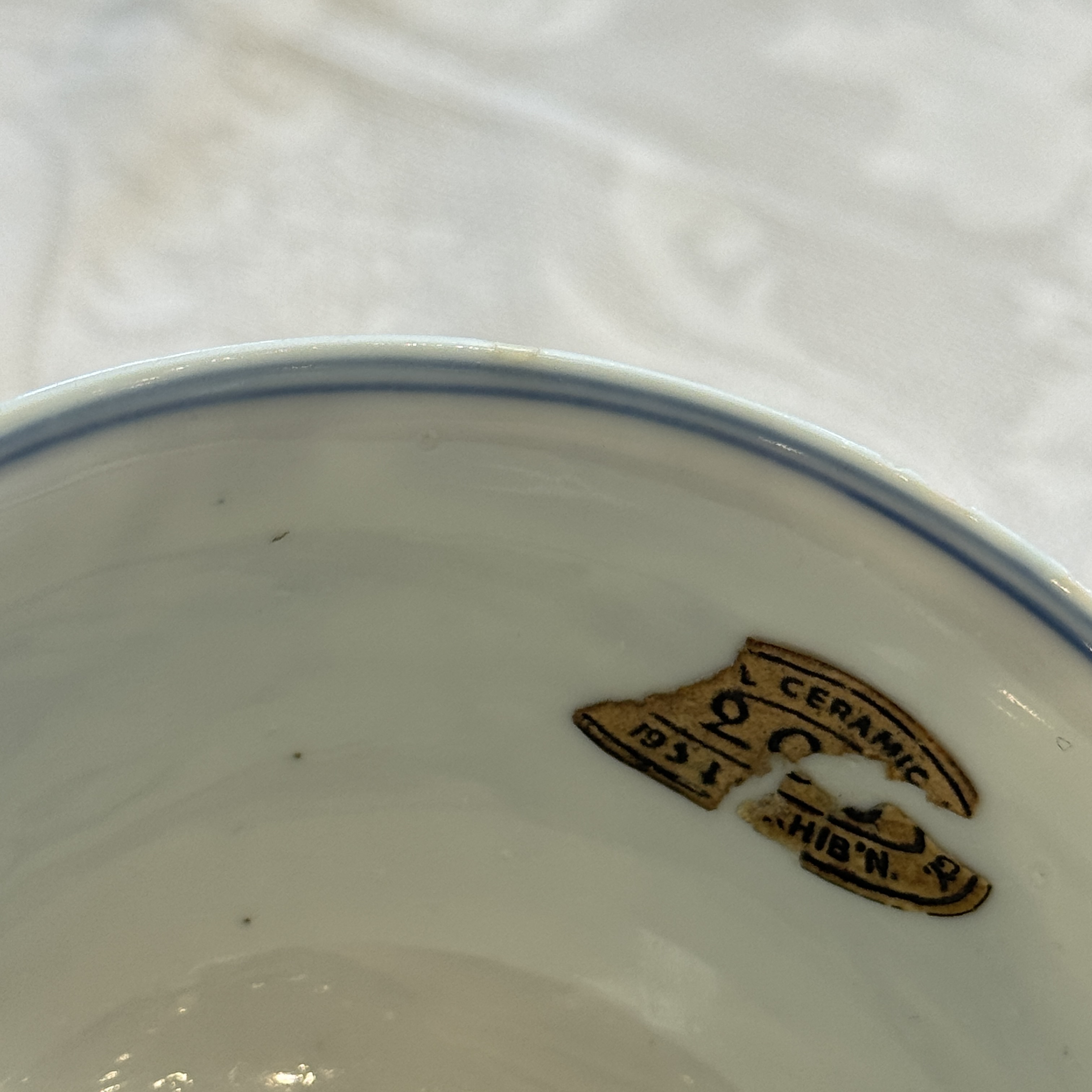 A rare Chinese blue and white 'Zhu Lin Qi Xian 竹林七賢' stem cup — 照片 22