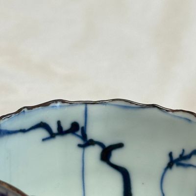 A rare Chinese blue and white stem cup — photo 19