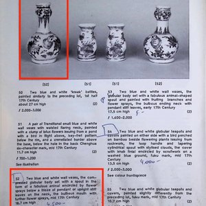 A rare Chinese blue and white wall kendi with a zoomorphic spout, Hatcher Cargo — foto 11