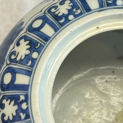 A rare Chinese blue and white weiqi jar — 照片 14