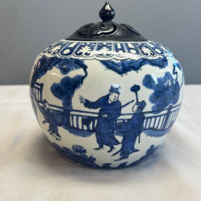 A rare Chinese blue and white weiqi jar — 照片 2