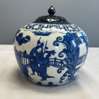 A rare Chinese blue and white weiqi jar — 照片 4