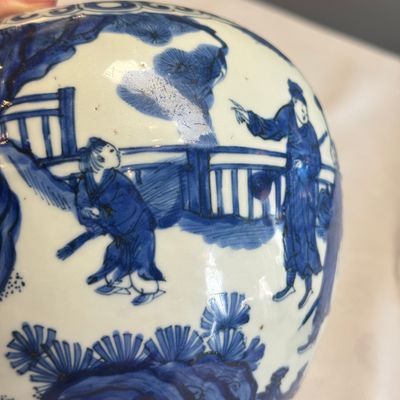 A rare Chinese blue and white weiqi jar — 照片 8