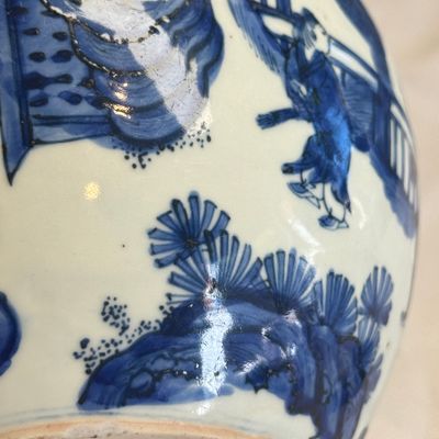 A rare Chinese blue and white weiqi jar — 照片 9