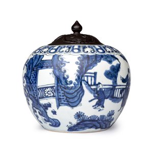 A rare Chinese blue and white weiqi jar — 照片 2