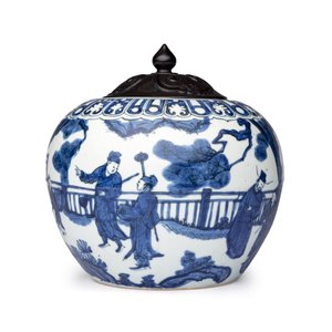 A rare Chinese blue and white weiqi jar — 照片 3