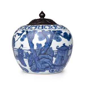A rare Chinese blue and white weiqi jar — 照片 4