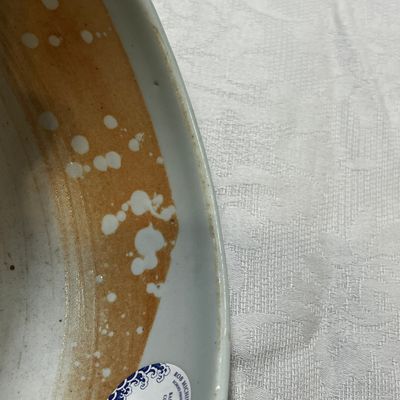 A rare inscribed Chinese blue and white 'Yinglong' offering bowl  — photo 21